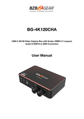 BZBGEAR BG-4K120CHA User Manual