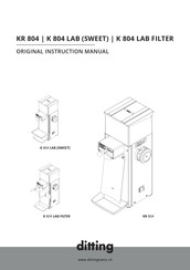 HEMRO DITTING K 804 LAB SWEET Original Instruction Manual