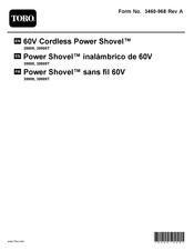 Toro Power Shovel 39909 Operator's Manual