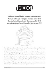 Cooper MEDC Filament FB11 Technical Manual