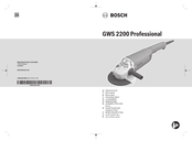 Bosch Professional GWS 2200 Original Instructions Manual