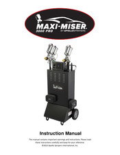Apollo Sprayers Maxi-Miser 3000 PRO Instruction Manual