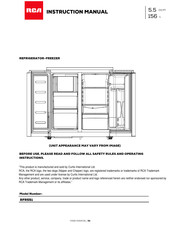 Rca RFR551 Instruction Manual