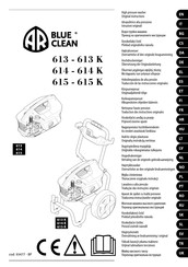 Annovi Reverberi BLUE CLEAN 613 Original Instructions Manual