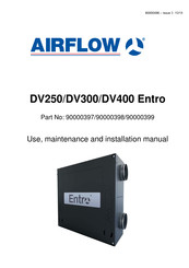 Airflow Entro DV400 Use, Maintenance And Installation Manual
