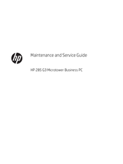 HP 285 G3 Maintenance And Service Manual