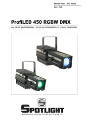 Spotlight ProfiLED 450 RGBW DMX User Manual