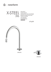 newform X-STEEL 316 69624X Instructions Manual