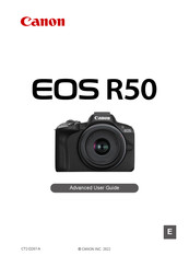 Canon EOS R50 Advanced User's Manual