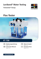 Tintometer ET 730 Instruction Manual