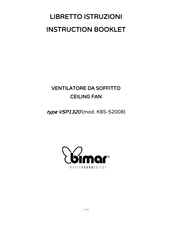 Bimar VSP1320 Instruction Booklet