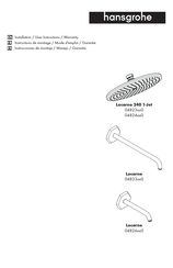 Hans Grohe Locarno 240 1-Jet 04824 0 Series User Instructions