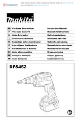 Makita LXT DFS452Z Instruction Manual