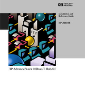 Hp AdvanceStack Hub-8U J2610B Hardware  Installation And Reference Manual