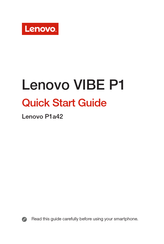 Lenovo P1A42 Quick Start Manual