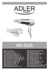 Adler Europe AD 2225 User Manual