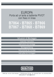 Samo EUROPA B7869 Assembly Instruction Manual