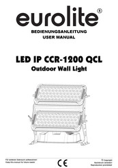 EuroLite LED IP CCR-1200 QCL User Manual