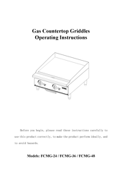Atosa FCMG-48 Operating Instructions Manual