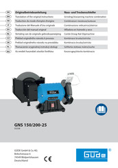 GÜDE GNS 150/200-25 Translation Of The Original Instructions