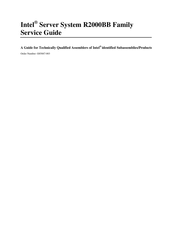 Intel R2000BB series Service Manual