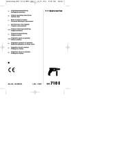 Bavaria BID 710 E Original Operating Instructions