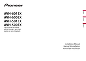 Pioneer AVH-501EX Installation Manual