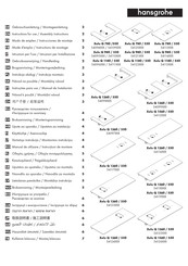Hans Grohe Xelu Q 550 54097 Series Instructions For Use/Assembly Instructions