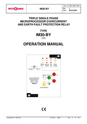 MICROENER IM30-BY Operation Manual