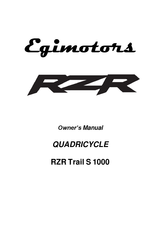 Egimotors RZR Trail S 1000 Owner's Manual
