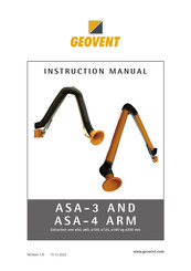 Geovent ASA-4 Series Instruction Manual