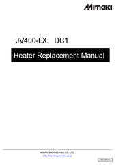 MIMAKI JV400-LX DC1 Manual