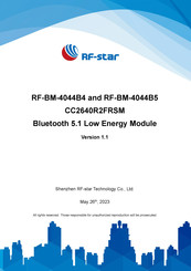 Rf-Star RF-BM-4044B4 Instruction Manual