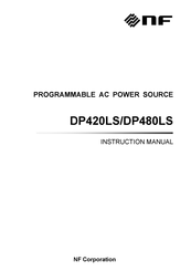 NF DP480LS Instruction Manual