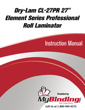 MyBinding Dry-Lam CL-27PR Instruction Manual