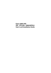 Eaton 9395-225 User And Installation Manual