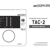 Zoom TAC 2 Operation Manual