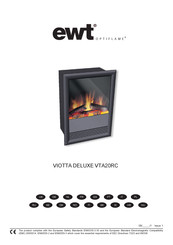 EWT Optiflame VIOTTA DELUXE VTA20RC Manual