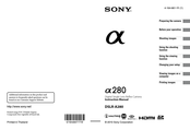 Sony DSLR-A280 Instruction Manual