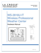 La Crosse Technology WS-2816U-IT Instruction Manual