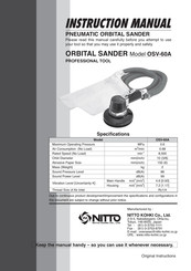 Nitto Kohki OSV-60A Instruction Manual