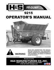 H&S HI-DUMP 9215 Operator's Manual