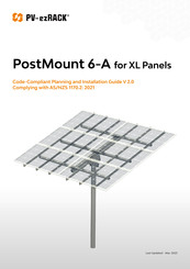 PV-ezRack PostMount 6-A Code-Compliant Planning And Installation Manual