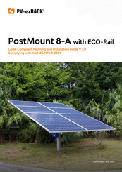 PV-ezRack PostMount 8-A Code-Compliant Planning And Installation Manual