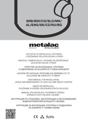 Metalac Bojler Taurus MAX 200 1i E User Manual