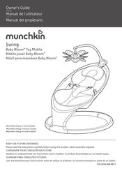 Munchkin Baby Bloom Toy Mobile Owner's Manual