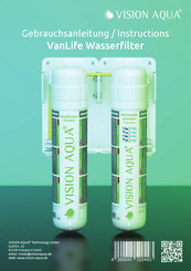 Vision Aqua VanLife Wasserfilter Instructions Manual