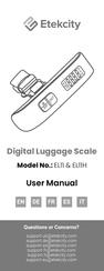 ETEKCITY EL19 Digital Luggage Scale User Manual