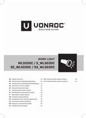 VONROC S3 WL503DC Original Instructions Manual