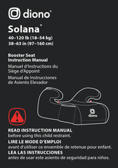 Diono Solana Instruction Manual